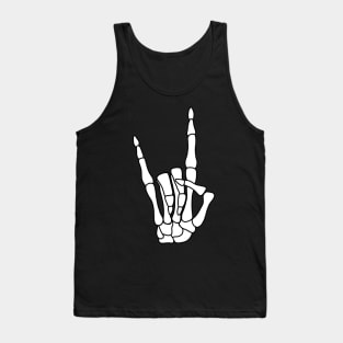 Rock n' Roll Skeleton Hand Tank Top